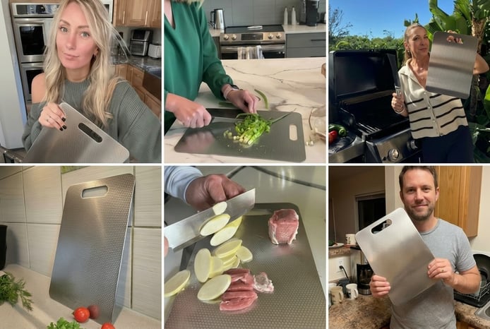 PureKlinge titanium cutting board