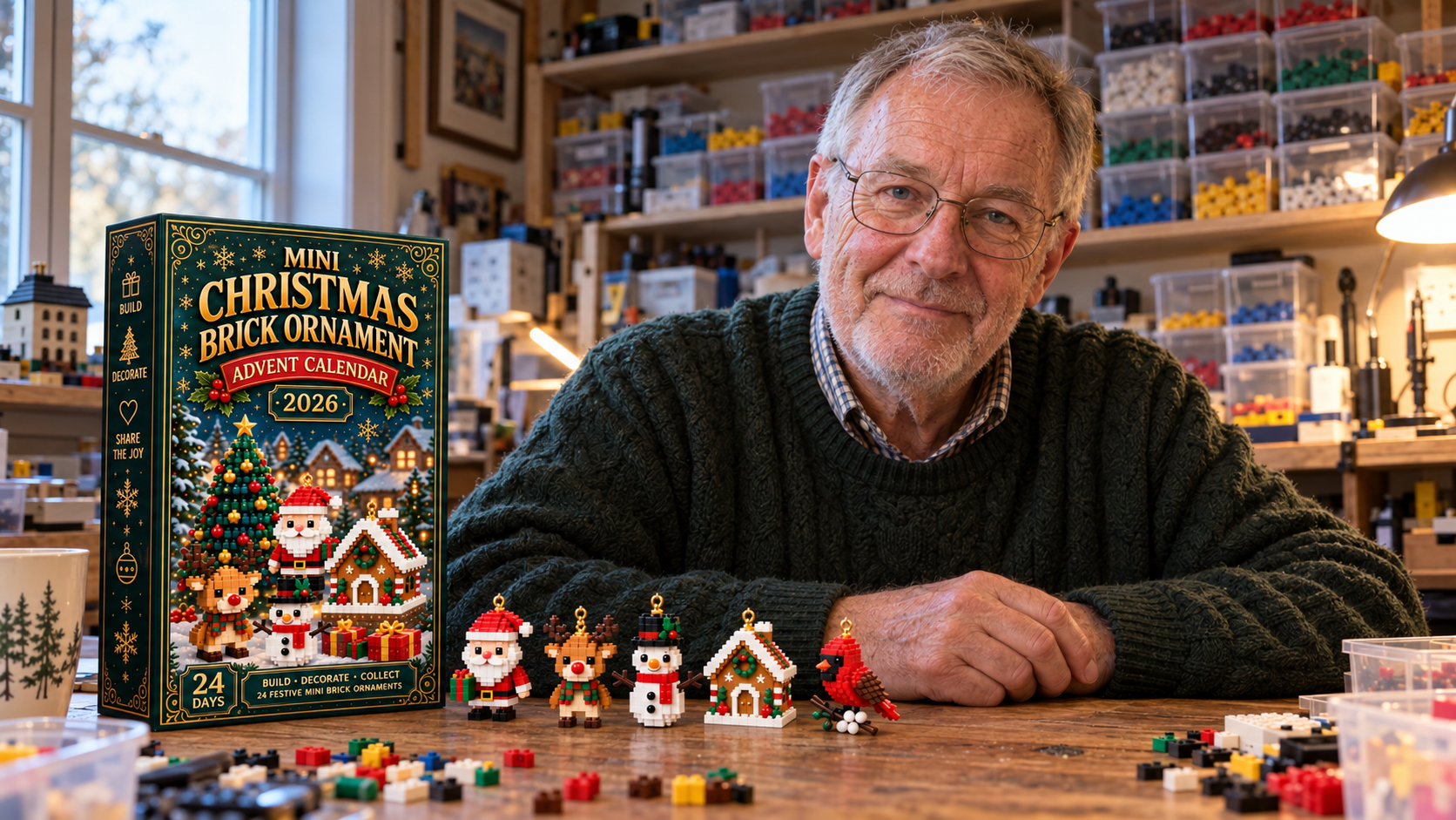 Brick Advent Calendar - Build Your Christmas, an Ornament Every Evening